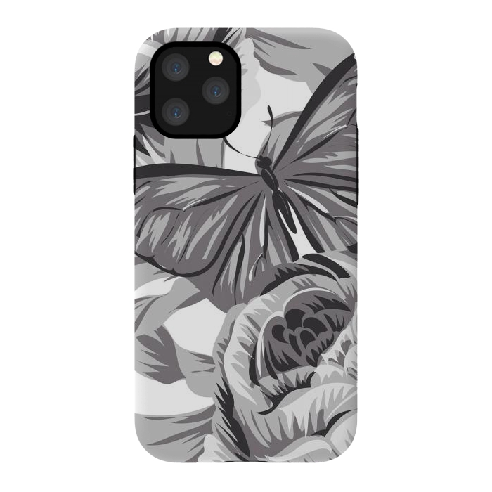 iPhone 11 Pro StrongFit minimal floral butterfly by haroulita
