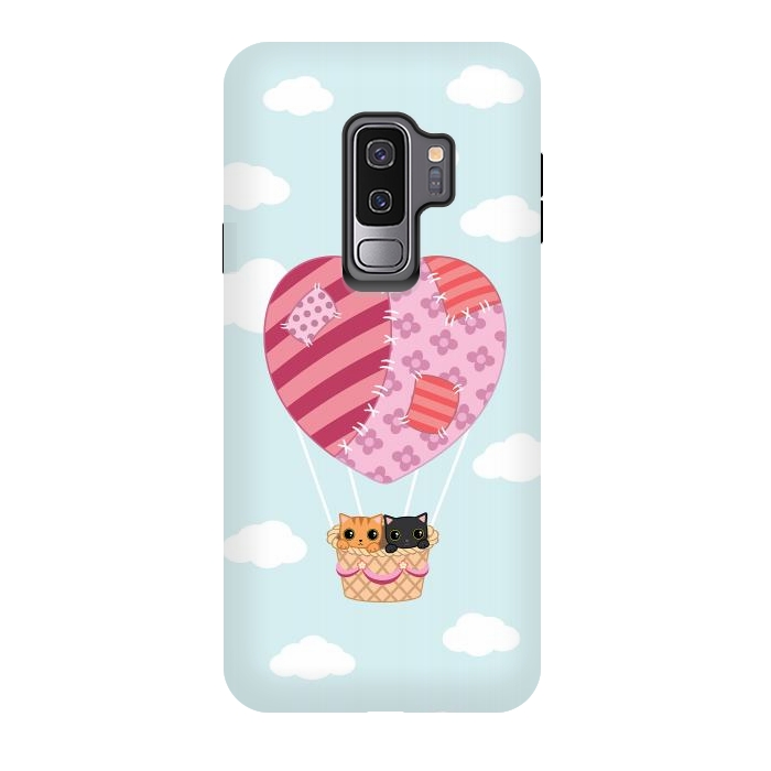 Galaxy S9 plus StrongFit kitty love by Laura Nagel