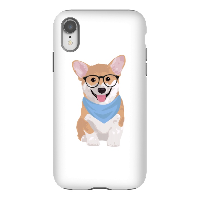 iPhone Xr StrongFit Hipster Corgi  by Winston