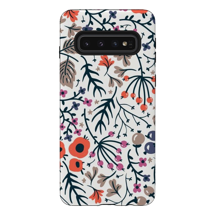 Galaxy S10 StrongFit Floral motif by Winston