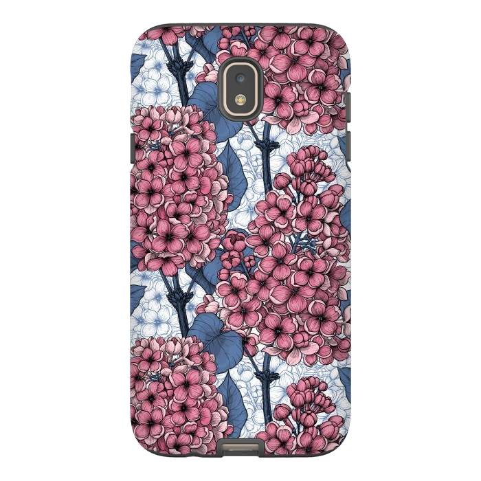 Galaxy J7 StrongFit Lilac in pink and blue by Katerina Kirilova