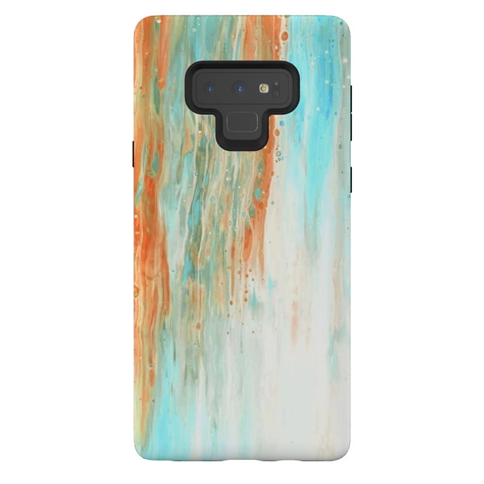 Galaxy Note 9 StrongFit Abstract Liquid Pattern by Creativeaxle