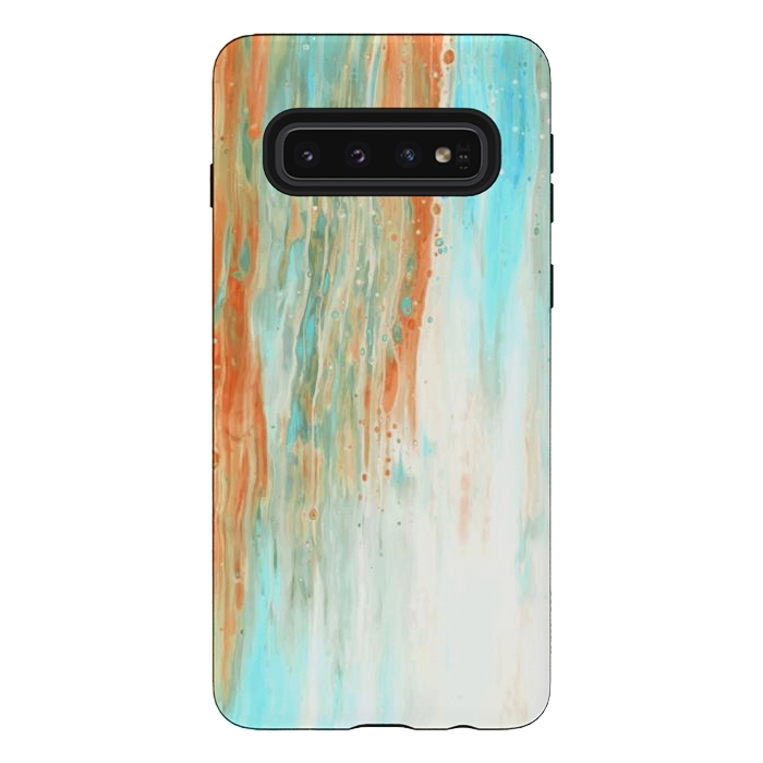 Galaxy S10 StrongFit Abstract Liquid Pattern by Creativeaxle