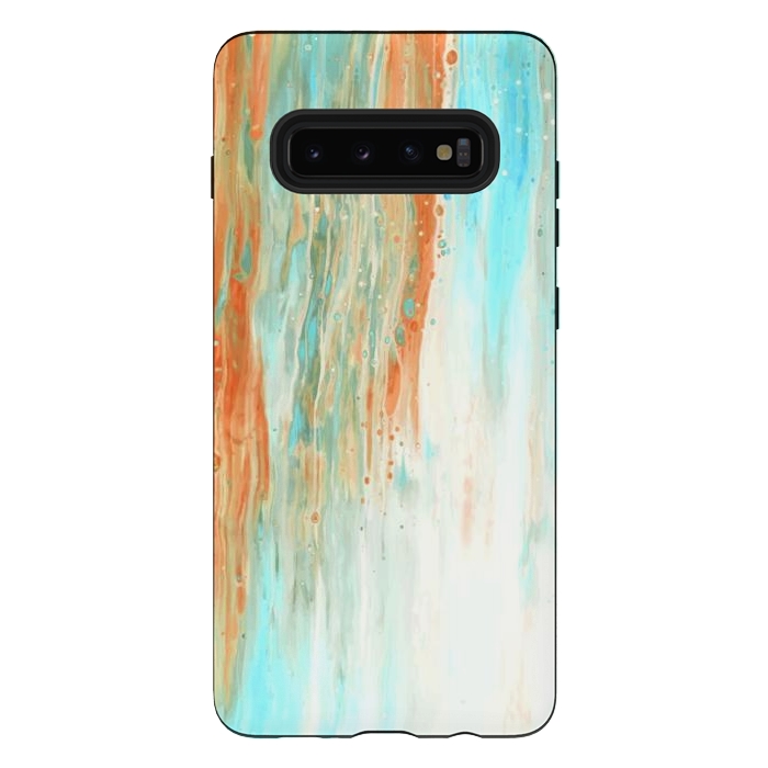 Galaxy S10 plus StrongFit Abstract Liquid Pattern by Creativeaxle