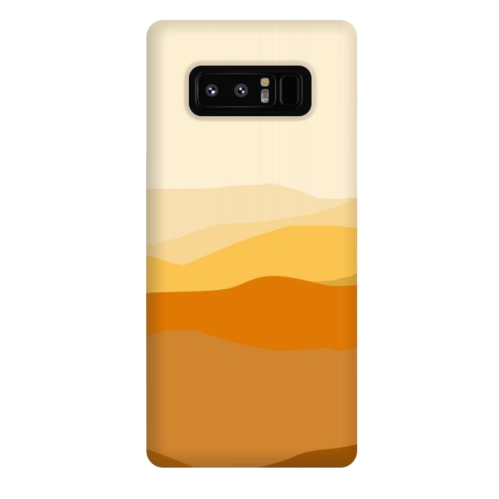 Galaxy Note 8 StrongFit Brown Valley by Creativeaxle