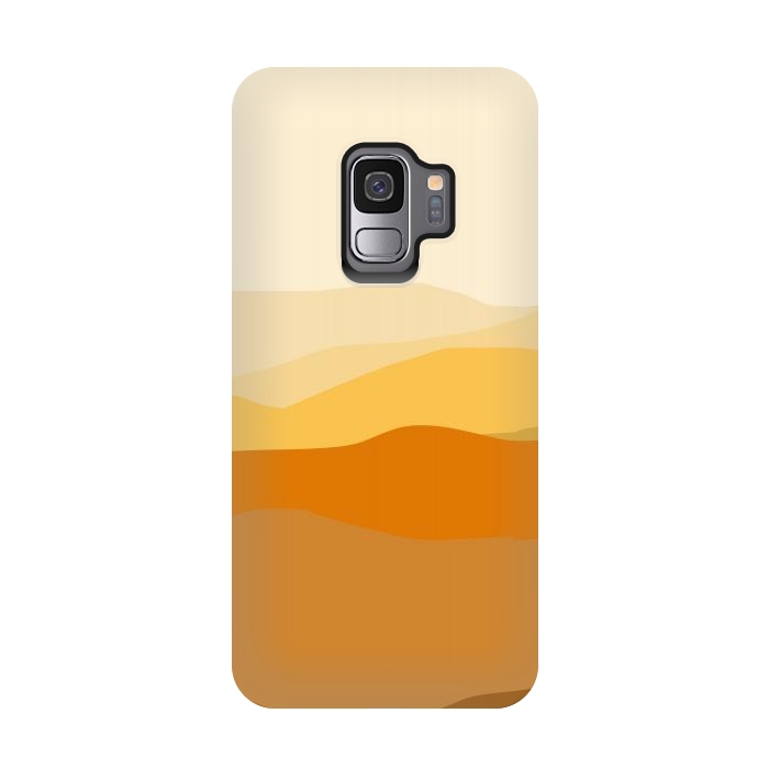 Galaxy S9 StrongFit Brown Valley by Creativeaxle