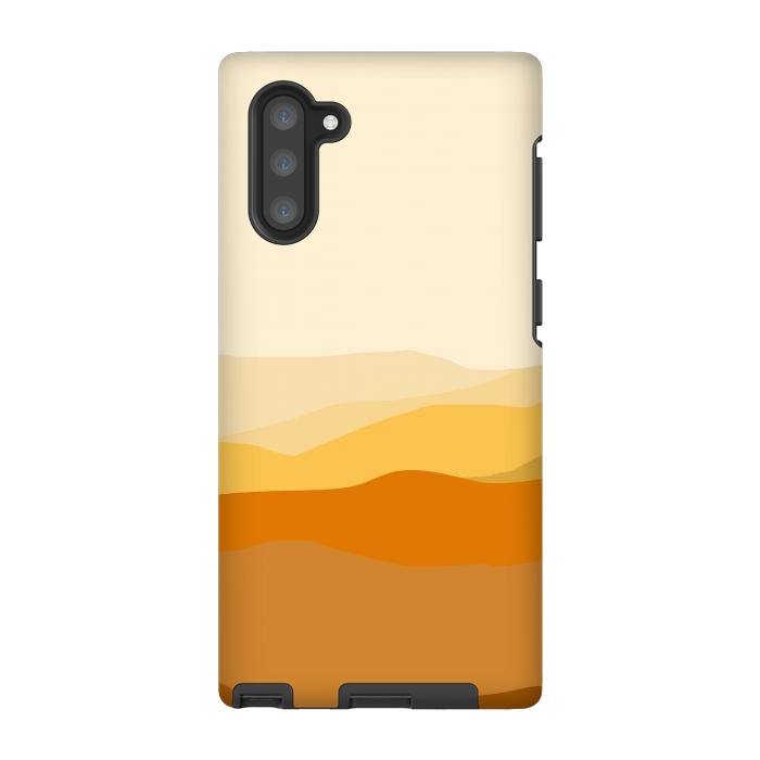 Galaxy Note 10 StrongFit Brown Valley by Creativeaxle