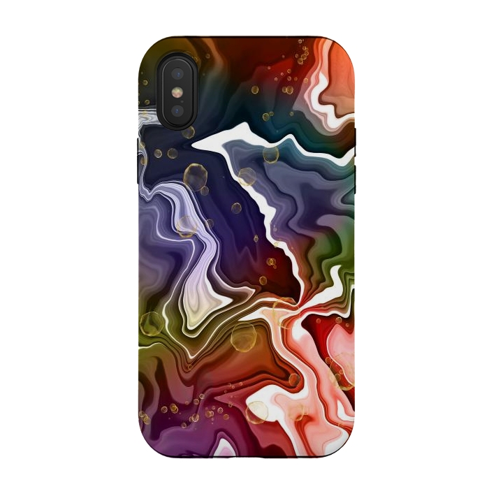 iPhone Xs / X StrongFit Moonlane Garden by Xylo Riescent