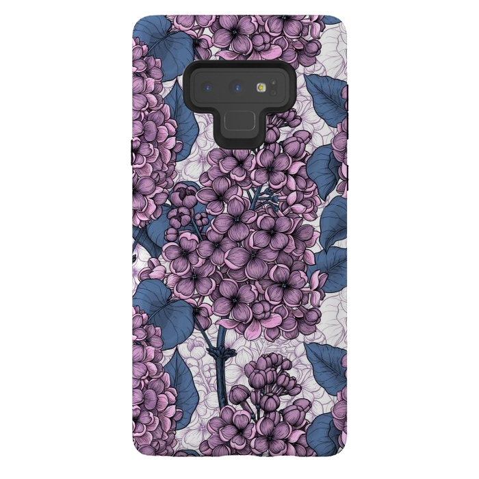 Galaxy Note 9 StrongFit Violet lilacs by Katerina Kirilova
