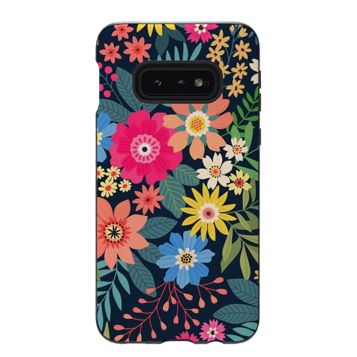Galaxy S10e StrongFit Cute and Beautiful Floral Design Pattern 333 by ArtsCase