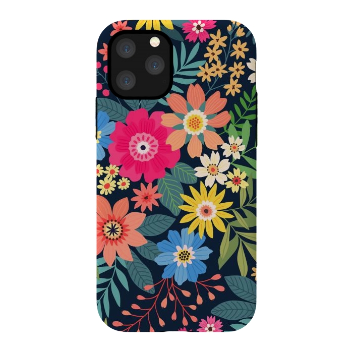 iPhone 11 Pro StrongFit Cute and Beautiful Floral Design Pattern 333 by ArtsCase