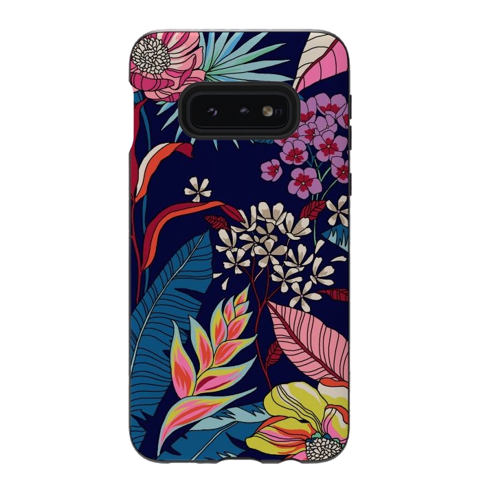 Galaxy S10e StrongFit Floral Design 123 by ArtsCase