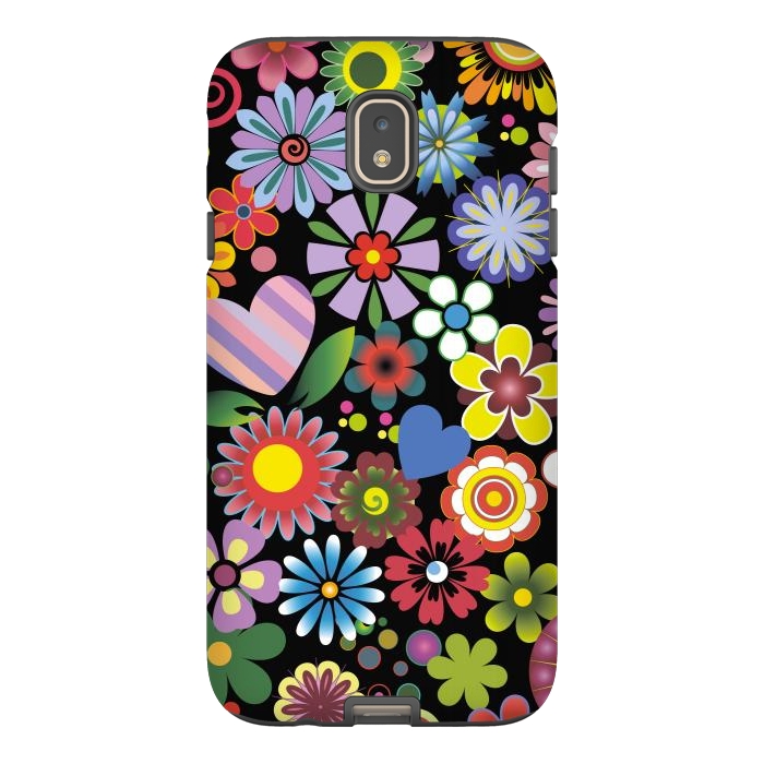 Galaxy J7 StrongFit Floral mix 2 by ArtsCase