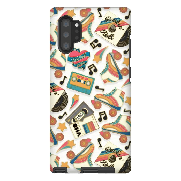 Galaxy Note 10 plus StrongFit Retro Roller Rink by gingerlique