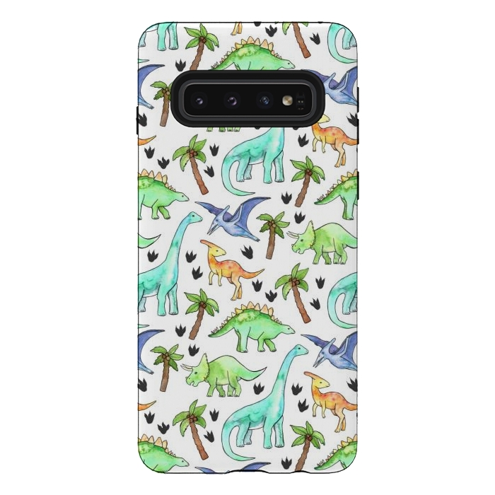 Galaxy S10 StrongFit Dino-Mite by Tangerine-Tane