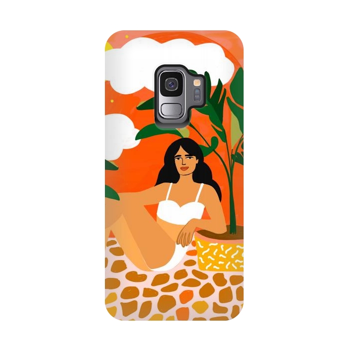 Galaxy S9 StrongFit Life With Banana Trees by Uma Prabhakar Gokhale