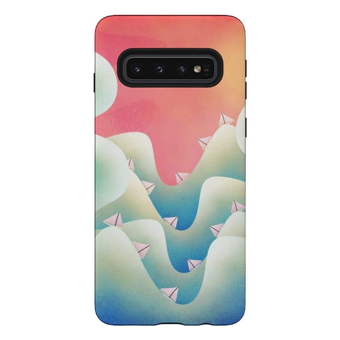 Galaxy S10 StrongFit The boats are sailing by Steve Wade (Swade)