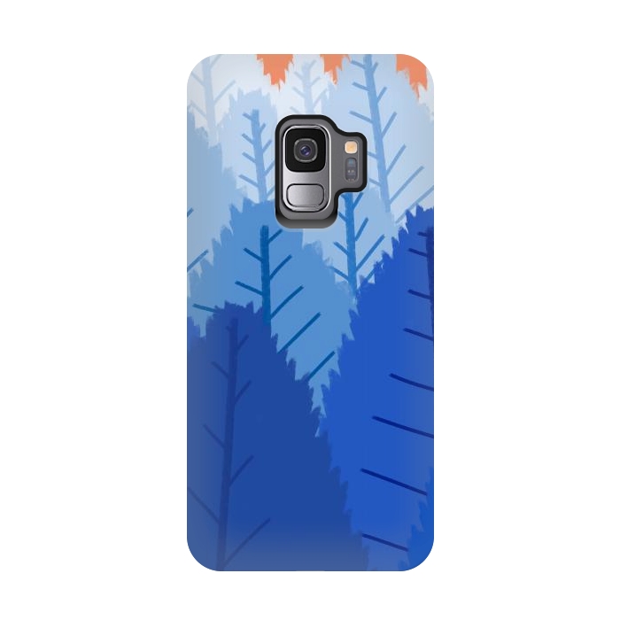 Galaxy S9 StrongFit Deep blue forests  by Steve Wade (Swade)