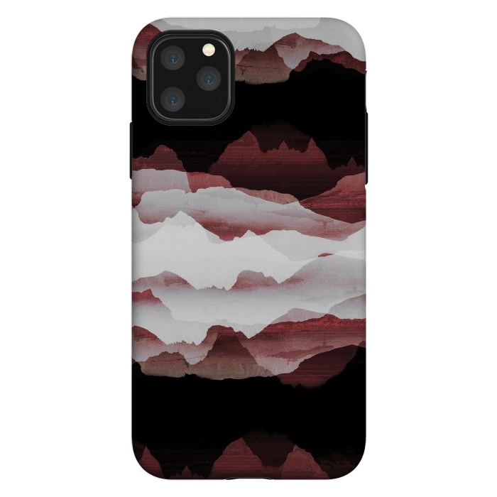 iPhone 11 Pro Max StrongFit Faded copper mountains by Oana 