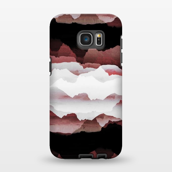 Galaxy S7 EDGE StrongFit Faded copper mountains by Oana 