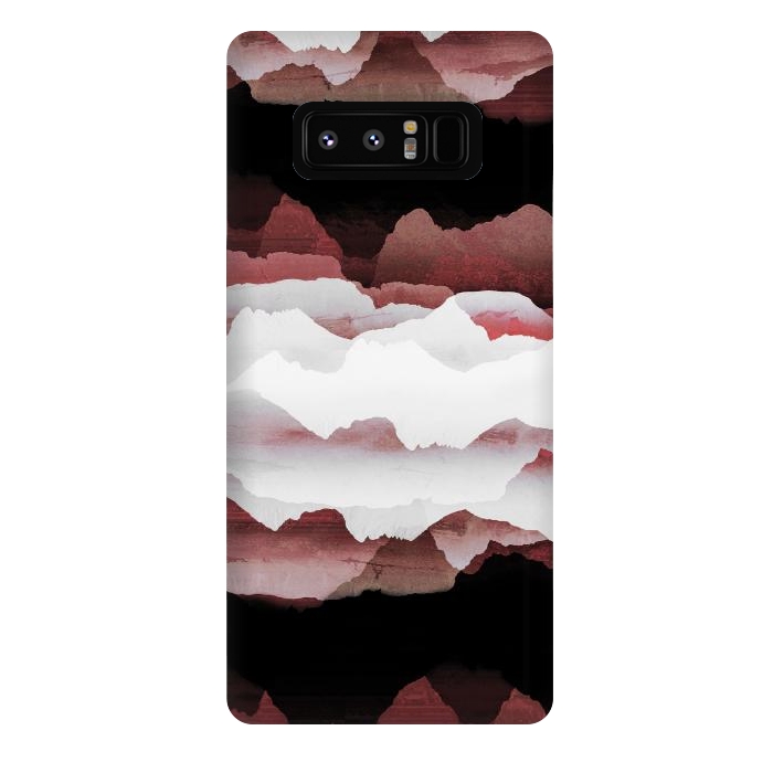 Galaxy Note 8 StrongFit Faded copper mountains by Oana 