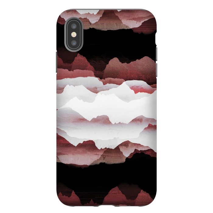 iPhone Xs Max StrongFit Faded copper mountains by Oana 