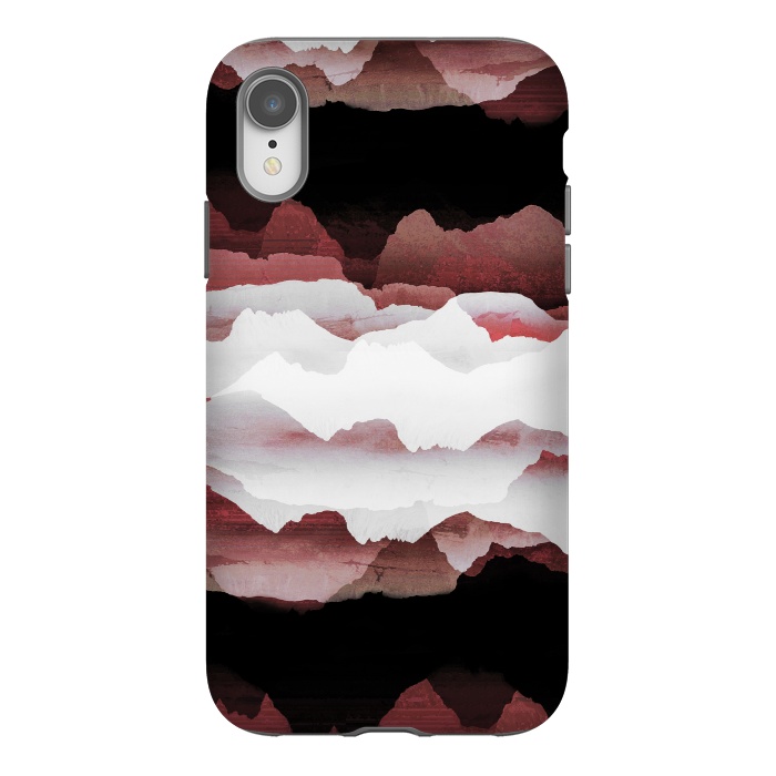 iPhone Xr StrongFit Faded copper mountains by Oana 