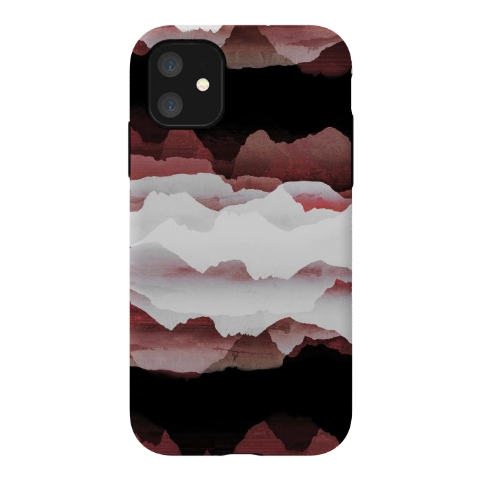 iPhone 11 StrongFit Faded copper mountains by Oana 
