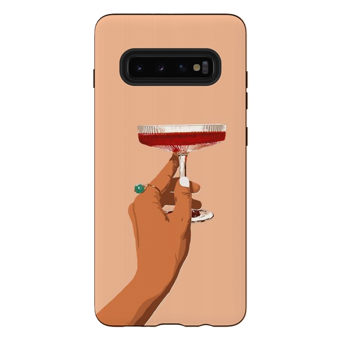 Galaxy S10 plus StrongFit Cheers to Love, Laughter & Happily Ever After by Uma Prabhakar Gokhale