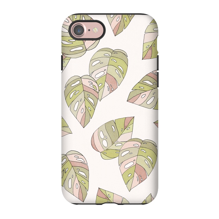 iPhone 7 StrongFit Dancing Leaves by Barlena