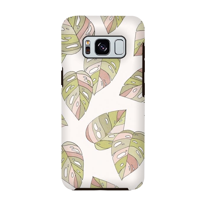 Galaxy S8 StrongFit Dancing Leaves by Barlena