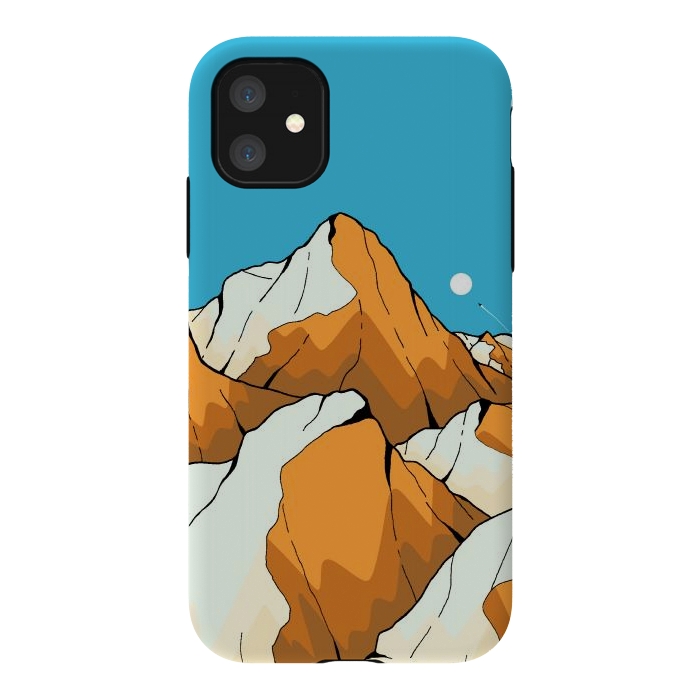 iPhone 11 StrongFit Gold vein peaks by Steve Wade (Swade)
