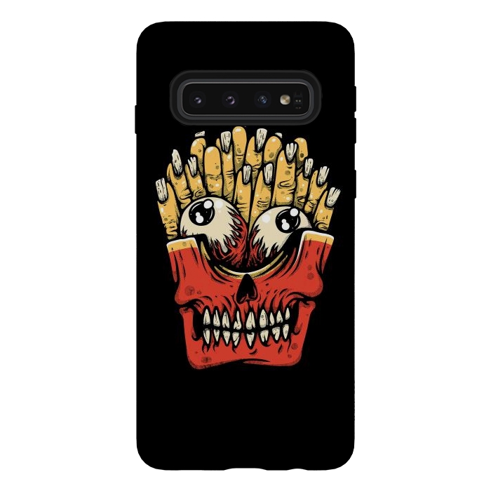 Galaxy S10 StrongFit Zombie French Fries by Afif Quilimo