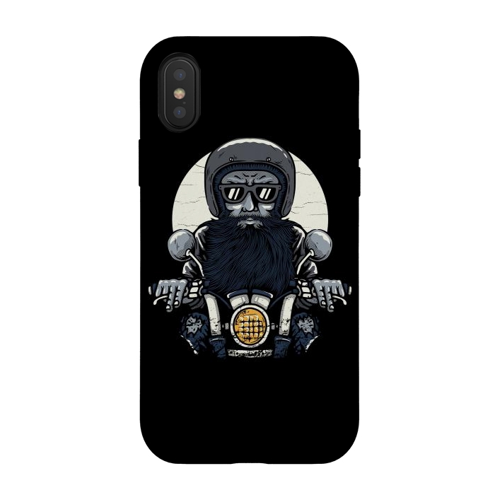 iPhone Xs / X StrongFit Old Biker by Afif Quilimo