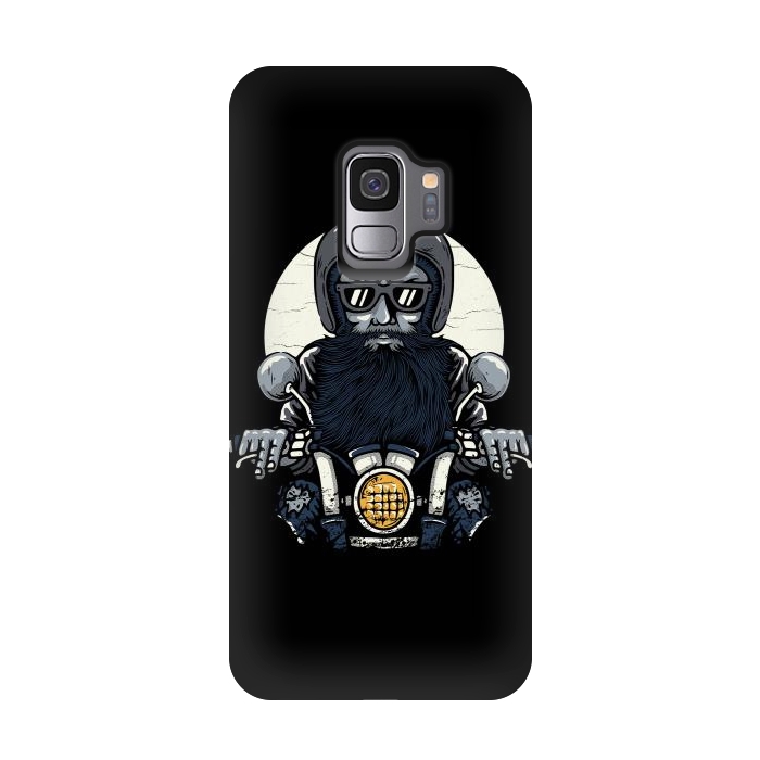 Galaxy S9 StrongFit Old Biker by Afif Quilimo