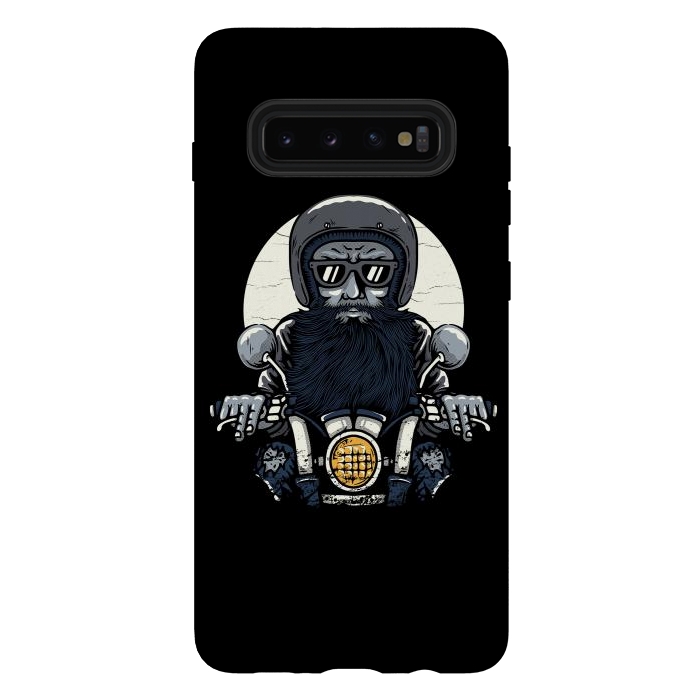Galaxy S10 plus StrongFit Old Biker by Afif Quilimo
