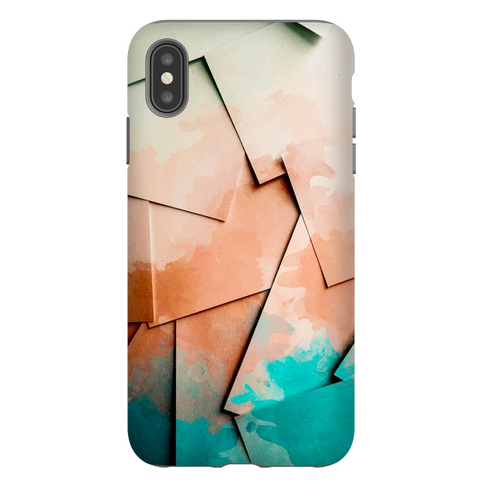 iPhone Xs Max StrongFit Scattered Painted Paper by Creativeaxle