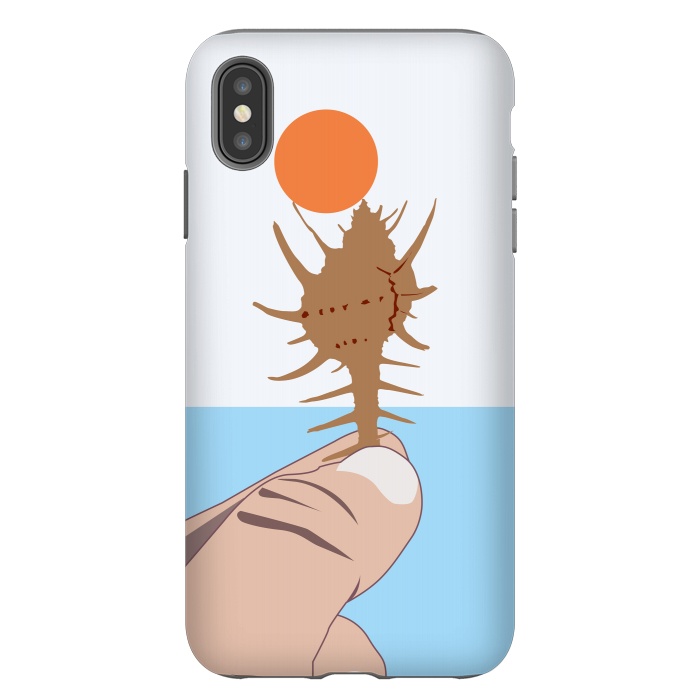 iPhone Xs Max StrongFit Sun On The Conch by Creativeaxle