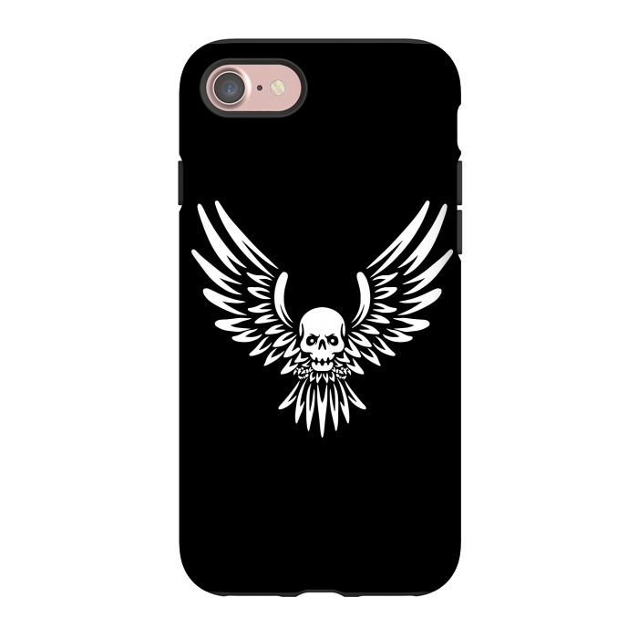 iPhone 7 StrongFit Flying Skull by Afif Quilimo