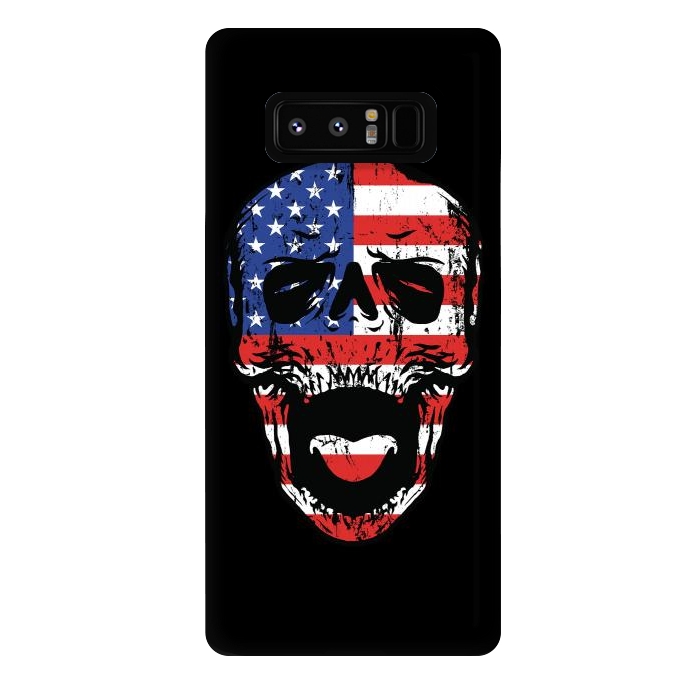 Galaxy Note 8 StrongFit American Till Die by Afif Quilimo
