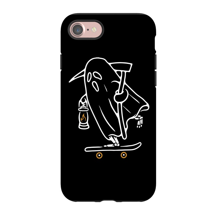 iPhone 7 StrongFit Ghost Skateboarding by Afif Quilimo