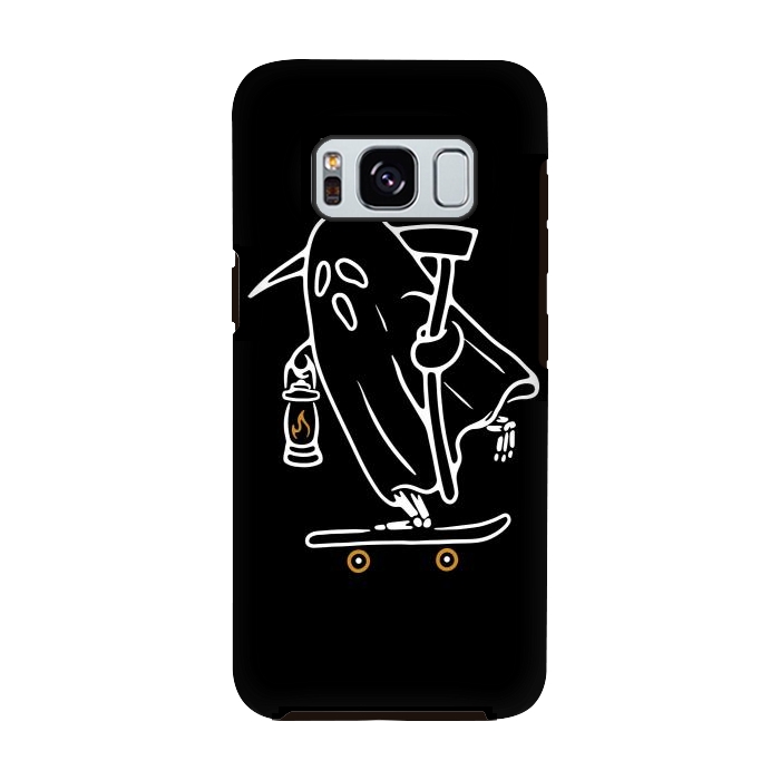 Galaxy S8 StrongFit Ghost Skateboarding by Afif Quilimo