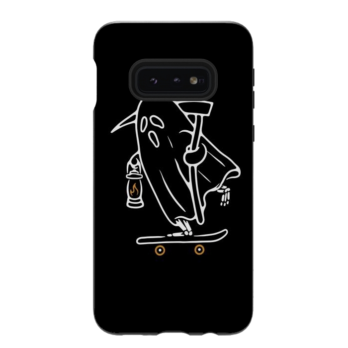 Galaxy S10e StrongFit Ghost Skateboarding by Afif Quilimo