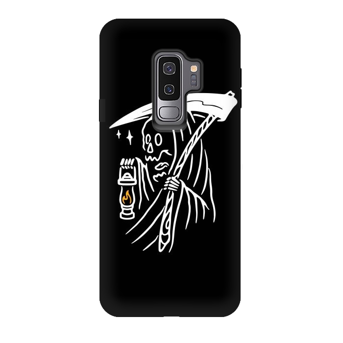 Galaxy S9 plus StrongFit Grim Reaper and Lighting by Afif Quilimo