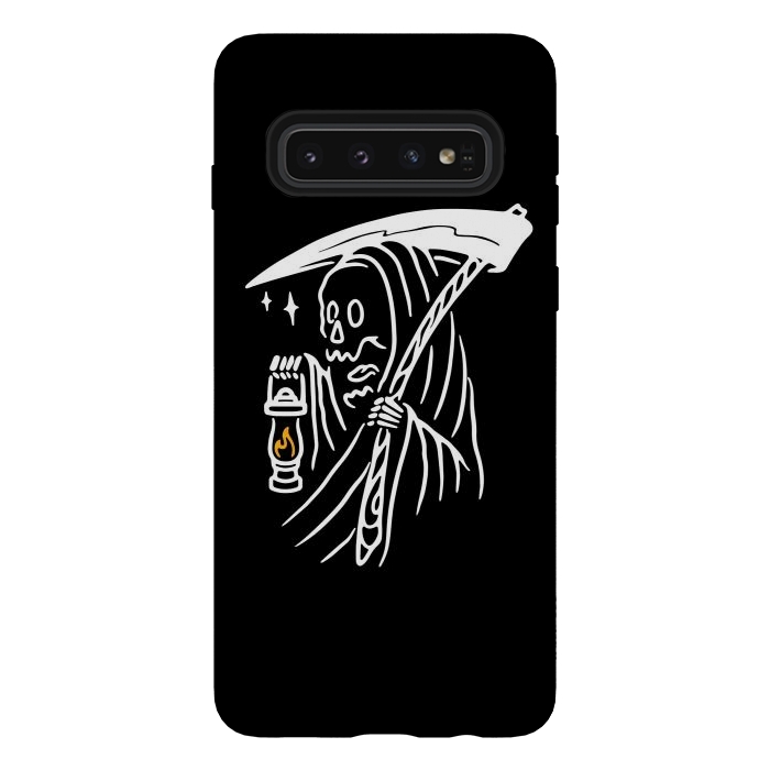 Galaxy S10 StrongFit Grim Reaper and Lighting by Afif Quilimo
