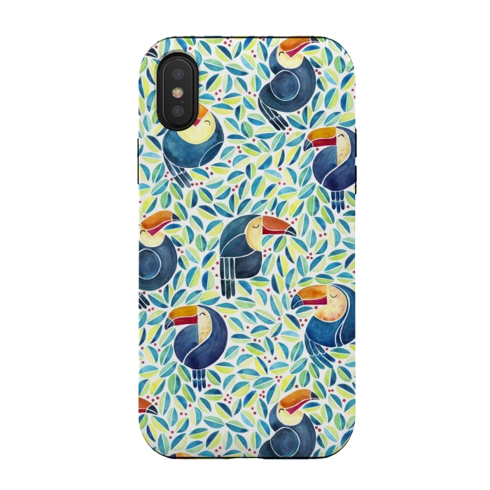 iPhone Xs / X StrongFit Toucan Do It by gingerlique