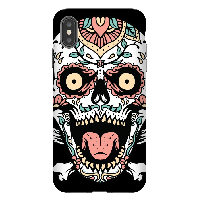iPhone Xs Max StrongFit Mexican Skull 1 by Afif Quilimo