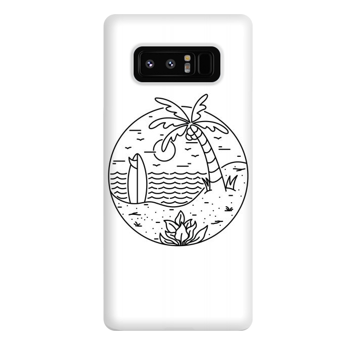 Galaxy Note 8 StrongFit Surf and Beach by Afif Quilimo