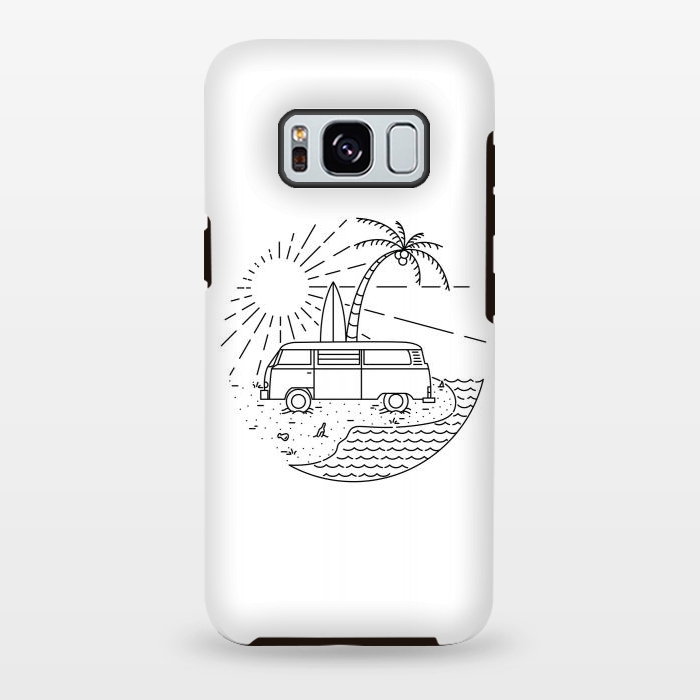 Galaxy S8 plus StrongFit Van and Beach by Afif Quilimo