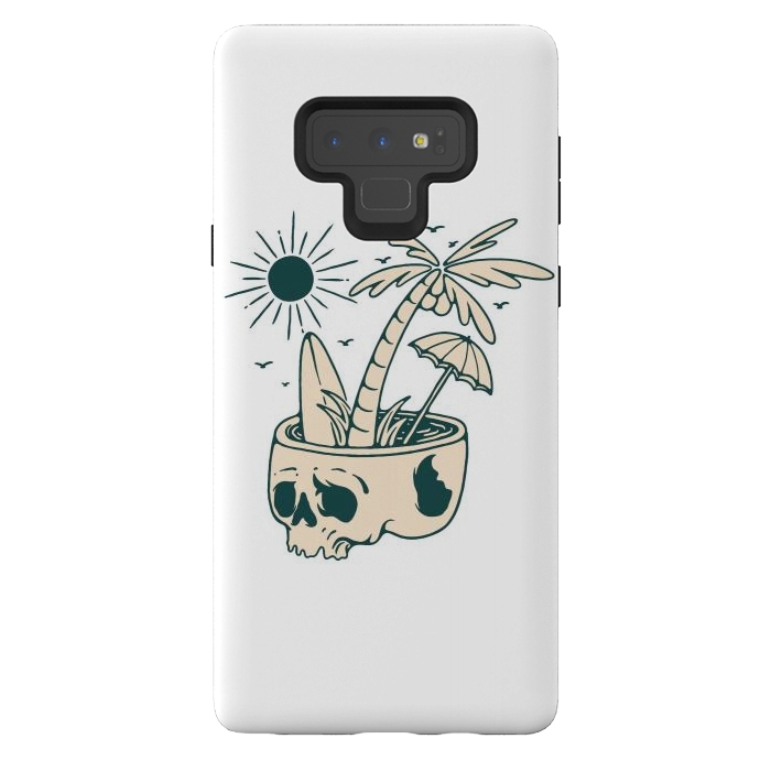 Galaxy Note 9 StrongFit Skull Summer 1 by Afif Quilimo